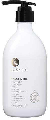 Luseta Marula Oil Hydrating Hair Shampoo - Salon Quality Shampoo that Cleanses, Protects, Nourishes and Conditions, Sulfate-free, 16.9oz