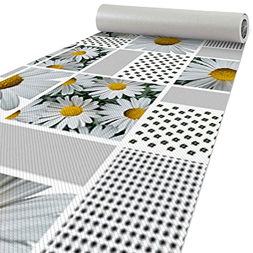 ANRO Küchenteppich Läufer Küchenläufer Teppichläufer Bodenläufer Kamille Abwaschbar 120x50cm