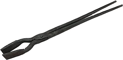 FiorHOCc Tenazas de Herrero,Tenaza de forja Ponga de Herrero Tonga Plana Ponga de Herrero 58 cm 1.1 kg de Pinzas de Herrero for un Cuchillo Que CREA el Ingeniero Herrero de aniversidad