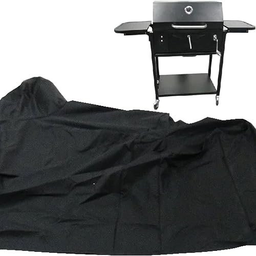 Syntrox Abdeckplane, Schutzhülle, Schutzplane, Grillzubehör, in Schwarz für Smoker AP-300, Langlebige Abdeckhaube, Grill Zubehör, 100x55x104cm, Robuster Grillschutz, Schutzplane, Grillpflege