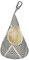 GRVICH Conical Peg Bag for Storage, Hanging Peg Bag, Storage Peg Holder Sliding on Clothesline, or Washing Line, Convenient Cotton Laundry Storage Solution for Clothes Washing Reusable