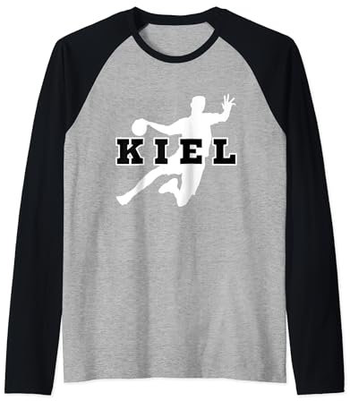 Kiel Handball Mannschaft Verein Fan Schleswig-Holstein weiss Raglan