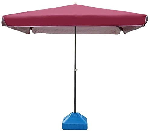SPAboy Ombrelloni da giardino per esterni Ombrellone da spiaggia quadrato da 6,5 piedi Riparo per il sole, ombrellone esterno portatile per tavolo da giardino all'aperto