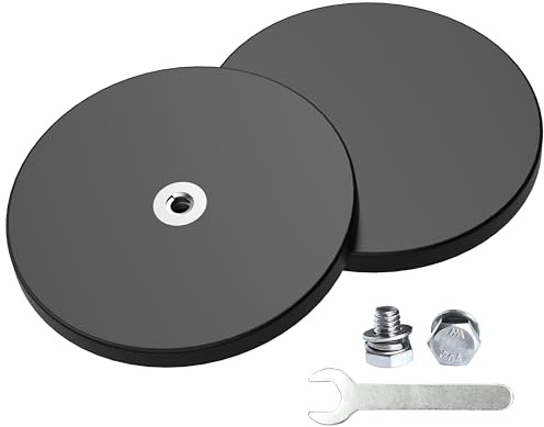 Magnetpro 2 Stück Starke gummiert Magnete über 55 KG Kraft
