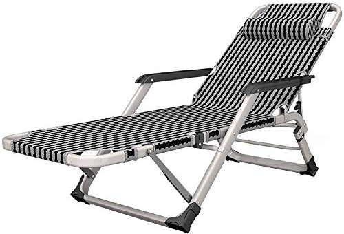 Generisch Bequeme Metall-Bürostühle, Liege- und Klapp-Loungesessel, verstellbare Fußstütze, Outdoor, Indoor, Garten, Büro, Picknick, Freizeit