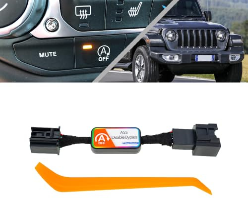 NSLUMO Auto avvio freno disattivatore dispositivo compatibile con J/eep | Wrangler JL, Gladiator JT automatico freno avvio motor sistema bypass dispositivo cavo 1Pcs motor sistema bypass cavo