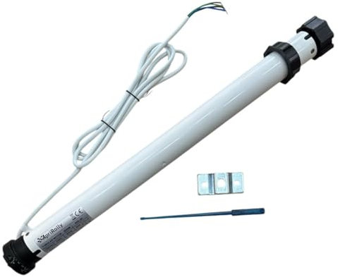 API Motore per tapparelle 50nm / 90Kg Automazione Tubolare rullo Avvolgibile - completo di accessori e istruzioni