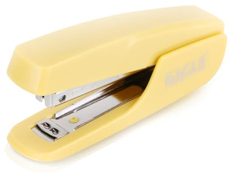 Eagle Stapler with Stapler Remover，12 Sheets Capacity，NO.10 Stapling,Yellow