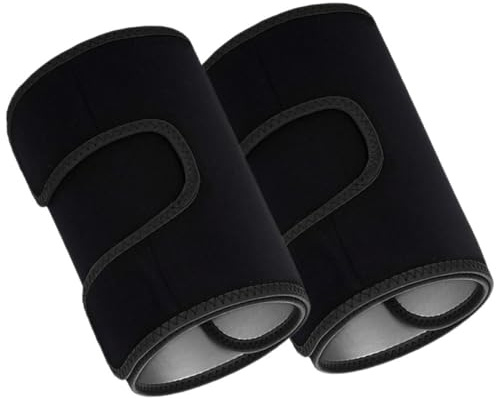 Garneck Bande de Cuisse Gonflement Stabilisation Musculaire en Néoprène Noire pour Sauna et Fitness pour Running et Yoga