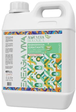 Bagnodoccia 5 Litri Eco Friendly – Sapone Liquido Delicato con Aloe Vera – Idratante e Lenitivo – Profumo Naturale – Formato Risparmio per Famiglie e Tutti i Tipi di Pelle