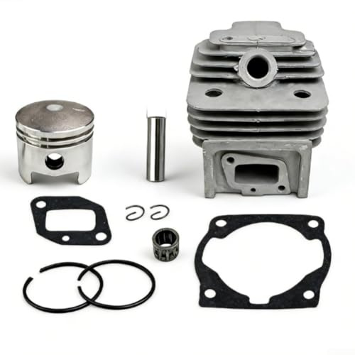 Cilindro da 44 mm e kit pistone per spazzola da 52 cc, parti del motore in metallo con anelli e perni per riparazione decespugliatore da giardino, modello 44-5 (A)