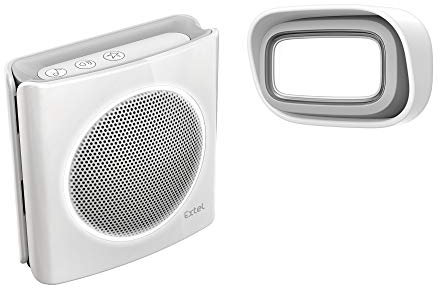 Extel 081742 Carillon Sonnette enfichable sans fil Blanc 200 m