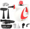 Belaco Multipurpose Steam Cleaner 1050W, 9 Pieces Accessory kit for Multi Purpose Red color portable steamer for stain removing tiles kitchen bathroom garment car seats & more British Plug