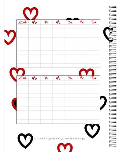 A4 Lehrerkalender FLVG 2023/2024 Lehrer Kalender A4 Sonderedition Herzen Onkel Schwerdt
