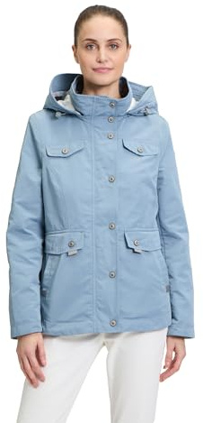 Gil Bret Damen Sommerjacke mit Kapuze 46, Smokly Blue