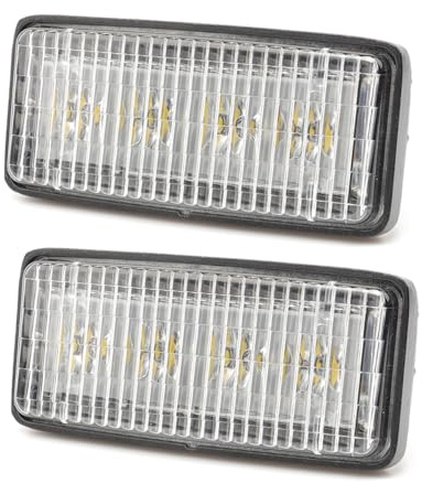Hooma 20W Arbeitsscheinwerfer LED 12V Traktor Kompatibel mit John Deere Traktor 7000-8000 Serie - Ersetzt RE306510, R161288, RE37450, RE340681 12V/24V (2PCS-20W)