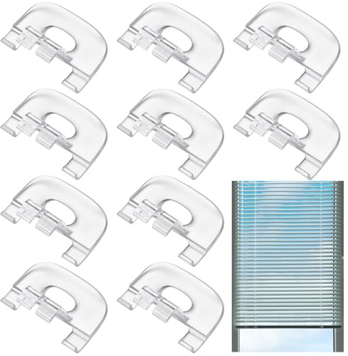 Seeloowy 10 Pcs Shade Pulls Cordless Honeycomb Shade Lift Handles for Cordless Blind Cellular Shades Handle