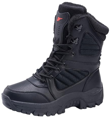 Dopo Sci Da Neve Uomo Pelliccia Foderati Scarpe Neve Calde Doposci Antiscivolo Stivali Invernali Imbottiti Scarponi Termici Impermeabili Snow Boots Scarponcini Montagna Per Attività All'Aperto