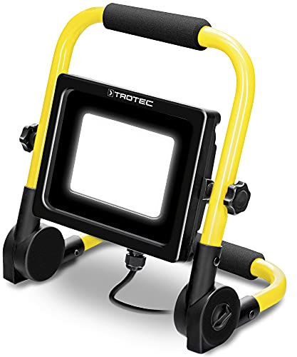 TROTEC Faretto da cantiere LED PWLS 10‑30 faro da lavoro illuminazione faretto da cantiere 2700 lm IP65 bianco luce diurna