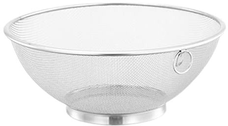Zerodeko Ciotola Scolapasta Acciaio Inossidabile Setaccio Per Lavaggio Frutta e Verdura Drenante e Resistente Utensile Da Cucina Pratico e Duraturo