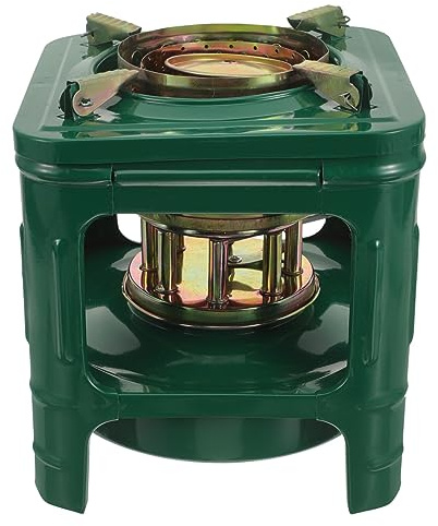 EXCEART Kerosene Stove for Camping | 8-Wick Portable Kerosene Cooker and Paraffin Heater | Outdoor Cooking Burner for Backpacking, Picnic and Garden | Windproof Design