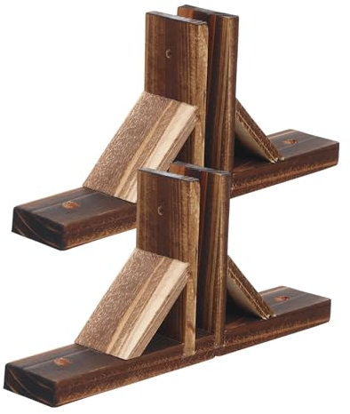 BESPORTBLE 2piezas Soporte para Cerca Base De Madera Accesorio para Jardín y Patio Soporte para Pantallas De Privacidad Adecuado para Césped y Vallas Pequeñas