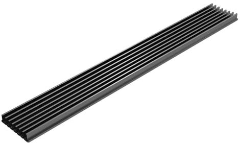 HYDROline Pro Design Entwässerungsrinne ultraflach Aluminium (1 m Element)