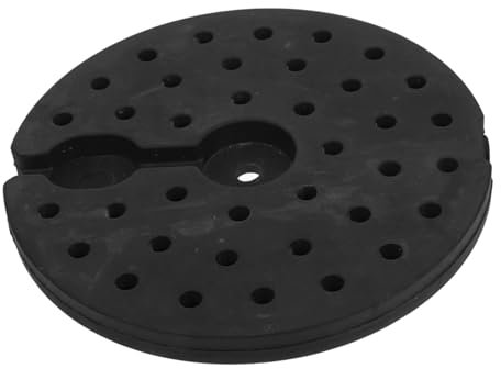 MOLUCKFU Lampenfuß mit Gegengewicht Kunststoffbeschwerter Sockel für Stehlampe Polierte Oberfläche Selbstgemacht Beleuchtungszubehör für Wohnzimmer und Büro 270 X 22mm
