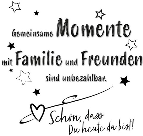 20 Servietten Sprüche Unbezahlbare Momente als Tischdeko. Papierservietten mit Motiv Spruch Familie Freunde Geburtstag Feier Fest Weihnachten Erwachsene. Auch für Serviettentechnik 33x33cm