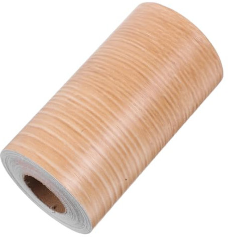 Zerodeko Cinta Adhesiva De Pvc Resistente Diseño De Veta De Madera Realista Para Decoración De Muebles Diy y Revestimiento De Paredes, Cortable, Para Bricolaje, 10 Metros, Caqui Madera
