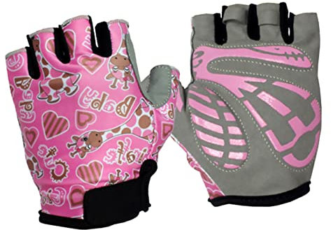 BESPORTBLE Halbfingerhandschuhe Für Junge Mädchen Fahrrad Outdoor Sport Junge Mädchen -fahrradhandschuhe Halbfingerhandschuhe rutschfeste Schutzhandschuhe Für Rosa
