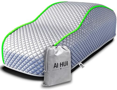 AI HUI Hagelschutzplane Auto Autoabdeckung Wasserdicht für VW Polo(1981-2025) Premium Hagelschutz Abdeckplane Auto Vollgarage Hagelschutzgarage 100% Wasserdicht Autoplane Outdoor Autogarage