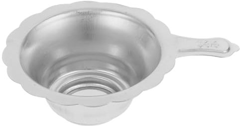 OUNONA Edelstahl Teesieb Feinmaschig Mit Griff Wiederverwendbarer Loser Tee Filter Für Kräutertee Lebensmittelecht Nachhaltiger Teefilter Für Kanne Und Tasse