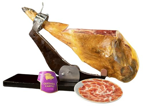 Jamón Duroc Gran Reserva Pieza Entera 8kg Quesada Carpio® | Curación Artesanal +18 Meses en Secadero | Sabor Gourmet Accesible | Ideal Regalos y Eventos
