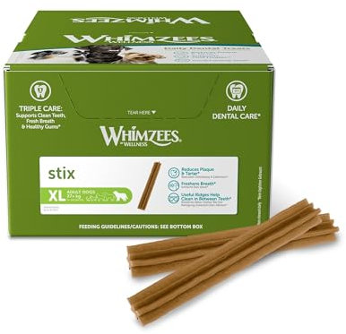 WHIMZEES Stix Hunde Leckereien, groß, 50-Piece - X-Large