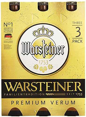 Warsteiner Premium Birra Bottiglia 330ML (Pacco da 18PZ)