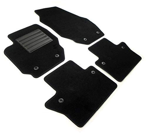MDM SP-3867 Fußmatten Velours Autoteppich passend für Volvo V70 III / XC70 (II) 09.2007>2016, black