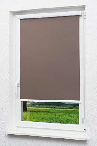 LYSEL Outlet - Kassettenrollo abdunkelnd Schokobraun, (B x H) 120cm x 175cm in braun/Schokobraun