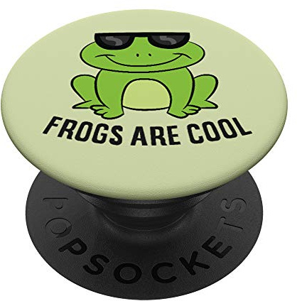PopSockets Frösche sind cool Süßer Cartoon Frosch PopSockets mit austauschbarem PopGrip