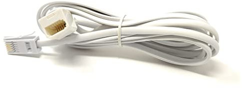 MainCore 3m BT to BT Extension 4 wire Flat Home Telephone Phone Cable Lead Cable (3m)