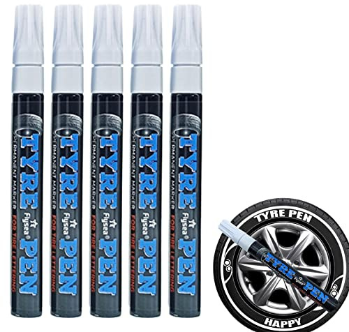 Gusengo Pintura para Marcneumáticos,Removedor rayones para Pintura Autos - Rotuladores Tiza para neumáticos Bicicletas y automóviles, rotuladores Impermeables