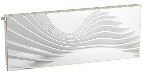 Magnet Heizkörperverkleidung Heizkörperabdeckung Grau Abstrakt 160x60 cm Heizung Abdeckung Verkleidung Magnetische Abdeckmatte Kühlschrank aus Einem Flexiblen Magneten Digitaler Aufdruck