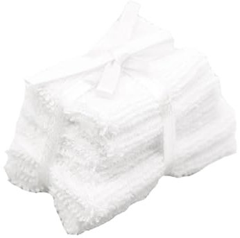 Sharplace Simulation Handtuch Modell Miniatur Puppenhaus Badetuch BJD Puppe Teile Spielset Puppenhaus Dekoration für 1/6 1/12 Skala Liefert, Weiß