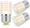 XIMNCHNI E27 LED Lampe Warmweiß, 800LM 5W Edison LED Glühbirne E27 Ersatz 50W Energiesparlampe Kleine Klar Hell AC100-265V Nicht Dimmbar Leuchtmittel für Schlafzimmer Wohnzimmer,3er-Pack (Warmweiß)