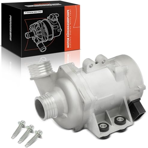 Frankberg Wasserpumpe Zusatzwasserpumpe Elektrisch Replace# 11517586925 | Kompatibel mit 1er E81 130i 3.0L 2006-2011 1er E87 130i 3.0L 2005-2011 3er E90 323-330 2.5L-3.0L 2004-2011