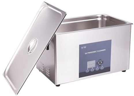 MZZYG MáQuina Limpiadora UltrasóNica Máquina Limpiadora Ultrasónica Industrial De Doble Frecuencia De 22L For Uso En Laboratorio, Piezas De Precisión, Placa Base, Lavado por Ultrasonidos(40kHz 80kHz)