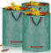 BNWRRCVKE Sacs de Jardin 3x300L, Sacs à Déchets de Jardin Avec Poignées, Sac de jardin dechet vert Pliable, Sac jardin Autoportant avec Gants de Jardinage