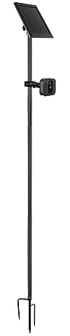 TIUIHU Adjustable Spike Pole Mount Ground Stake für Blink XT/XT2/Outdoor 4, Rin g Stick Up Cam/Spotlight cam, Eufy, Arlo, Reolink, Wyze Kamera und Solar Panel, Suitable for Stake into Soft Ground