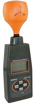 Contatore Geiger Indicatore del misuratore del misuratore di intensità del campo ad alta frequenza del fieno ad alta frequenza digitale professionale EMF. Tester con pacchetto