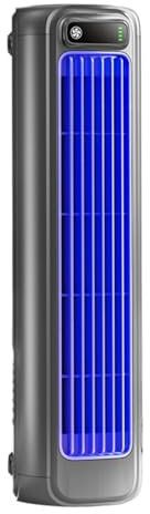 Solymall Ace Enfriador, Aire Acondicionado Portatil Silencioso, Mini Aire Acondicionado Portatil, Ventilador De Torre Portátil De Escritorio 3 Velocidades, Carga USB (Modèle de charge gris)